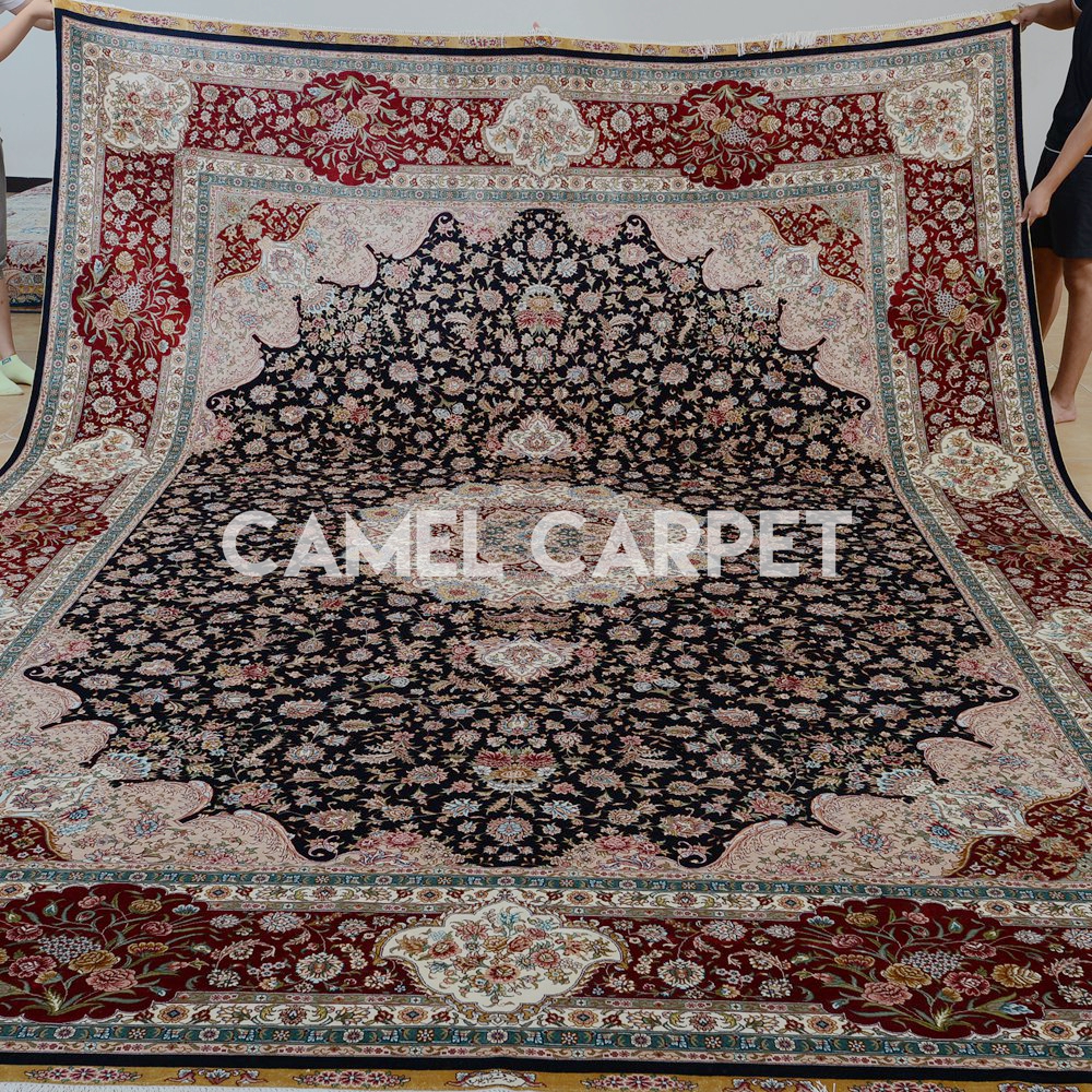 Blue and Red Silk Turkish Rugs.jpg